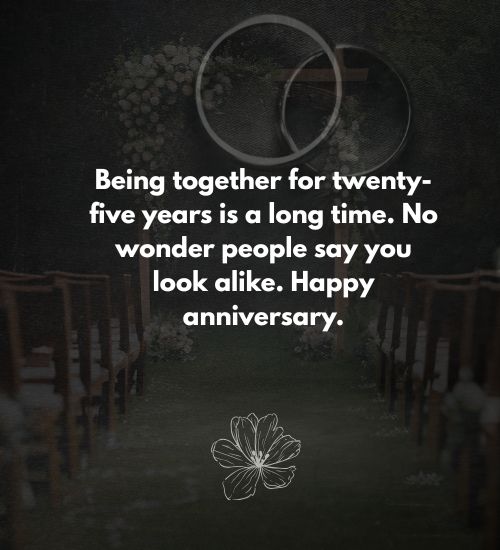 25th Anniversary Wishes 25th Anniversary Wishes
