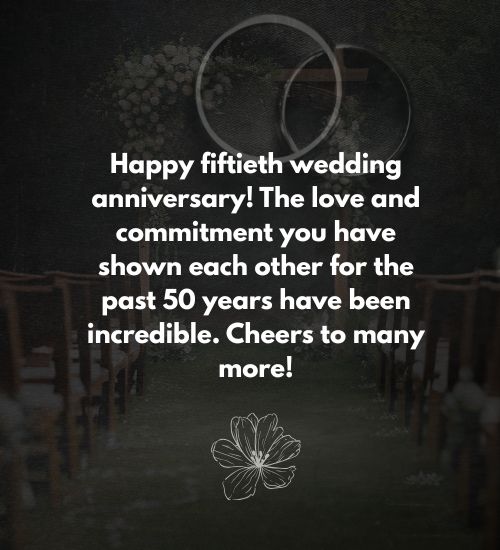 50th Wedding Anniversary Messages