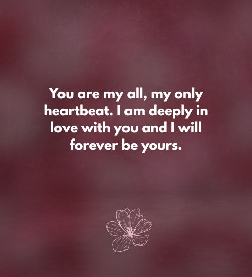A deep quote about love