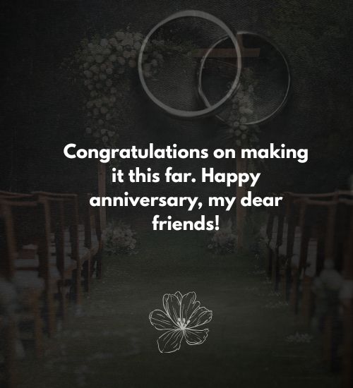 Anniversary Greetings for Friends