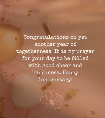 Anniversary Wishes for Brother and Sister in Law
