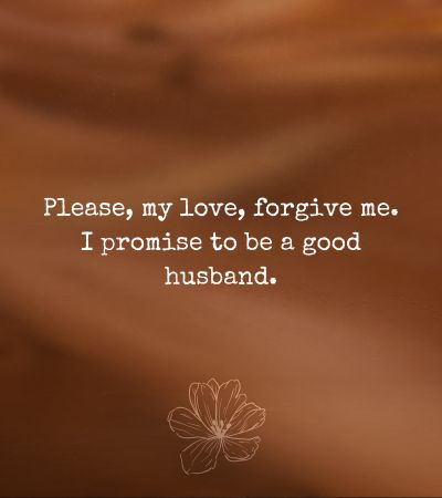 Apology Messages for Wife