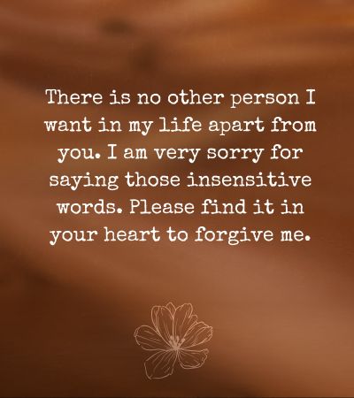 Apology Paragraphs for Her