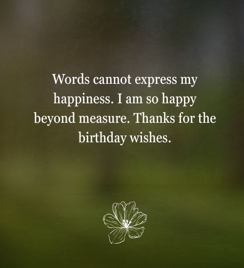 Appreciation Message for Birthday Wishes