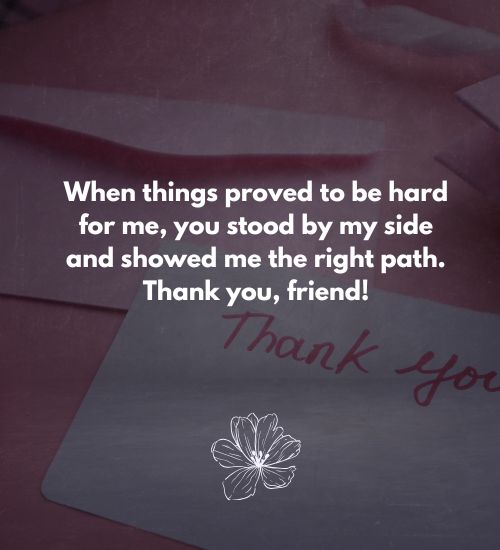 Appreciation Message to Friends