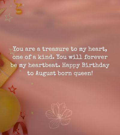 August Birthday Messages
