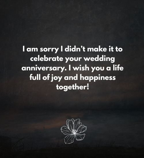 Belated Anniversary Wishes for Couple