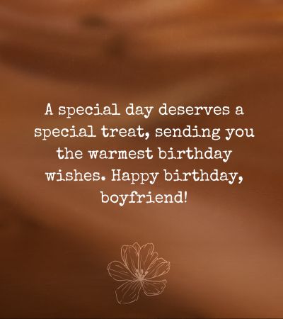 Birthday Messages for New Boyfriend