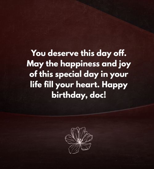 Birthday Wishes for Lady Doctor