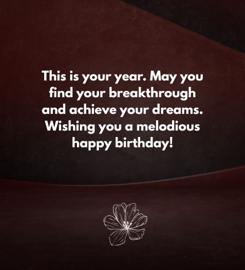 Birthday Wishes for Singer Birthday Wishes for Singer