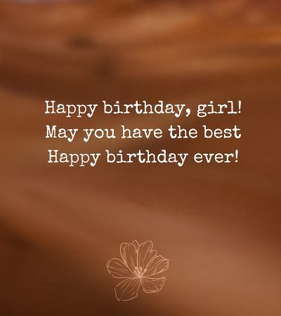 Birthday wishes for best friend girl