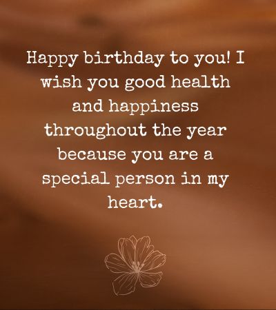Birthday wishes for crush female