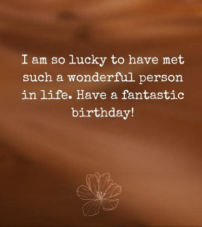Birthday wishes for crush male