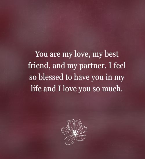 Blessed To Have You in My Life