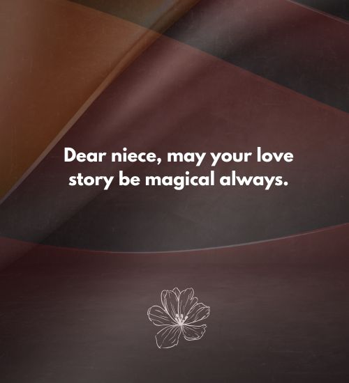 Bridal Shower Card Message for Niece