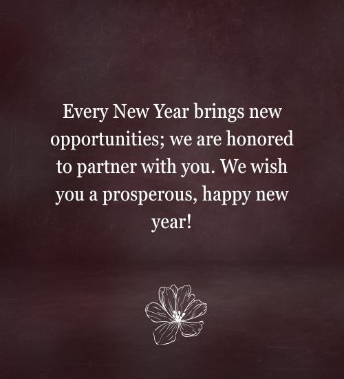 Business New Year Messages