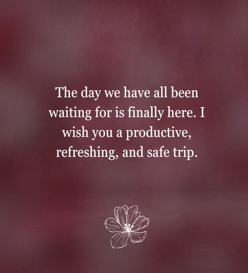 Business Trip Wishes