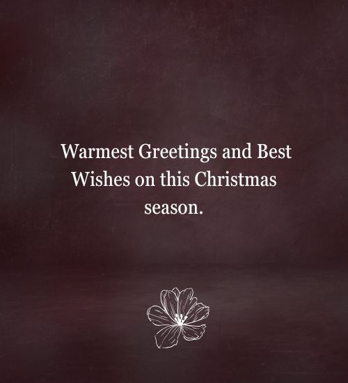 Christmas Greetings Wording