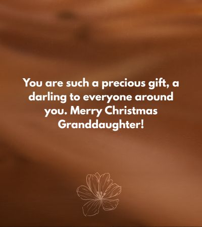 Christmas Messages for Granddaughter