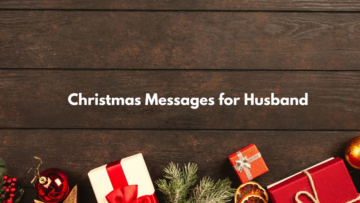 Christmas Messages for Husband