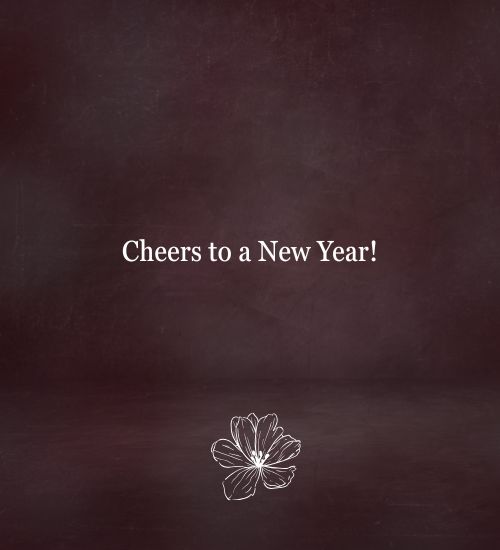 Classic and simple New Year Wishes