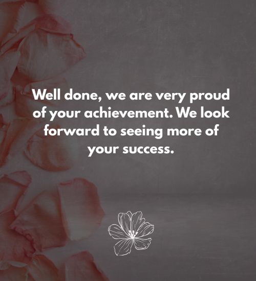 Congratulations for Passing Exam