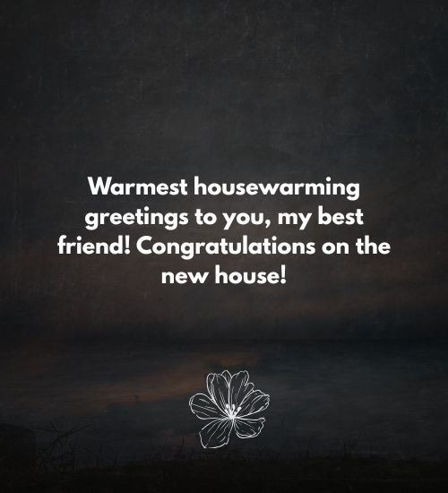 Congratulations on your new home