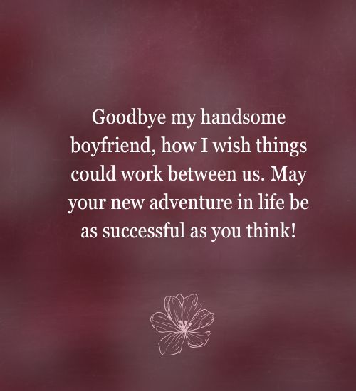 Cute Ways to Say Goodbye to Your Boyfriend