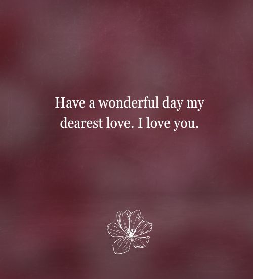 Dearest Love Messages