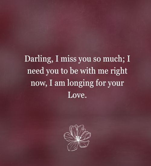 Dying for Your Love Quotes