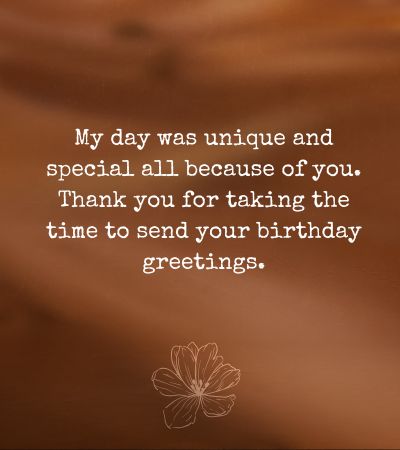 Emotional Thank You Messages for Birthday Wishes