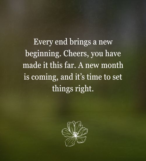 End of the Month Motivation End of the Month Motivation