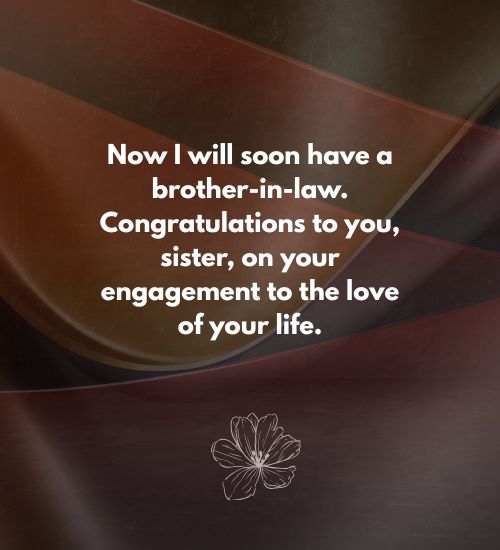 Engagement Wishes for Sister and Brother-in-Law