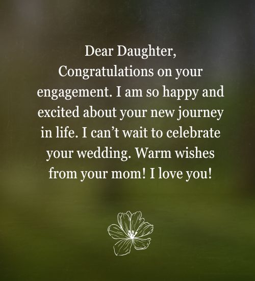 Engagement Wishes to Daughter Engagement Wishes to Daughter