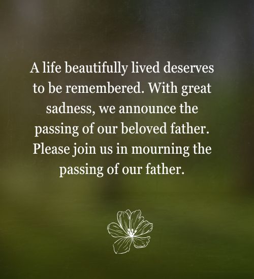 Facebook Post about Death of a Loved One Example Facebook Post about Death of a Loved One Example