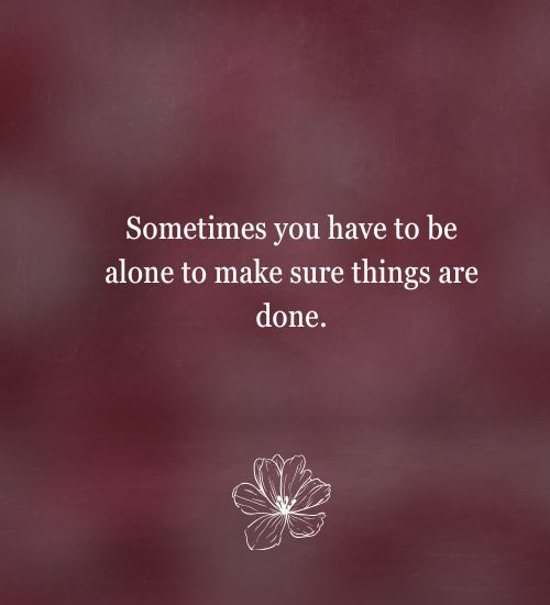 Feeling alone quotes