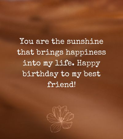 Female birthday wishes for friend