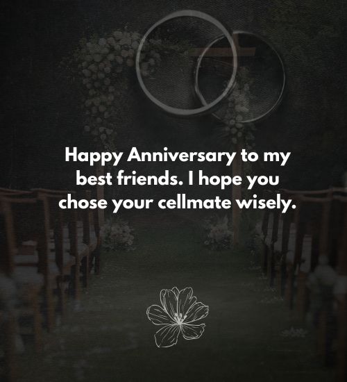 Funny Anniversary Wishes for Friends