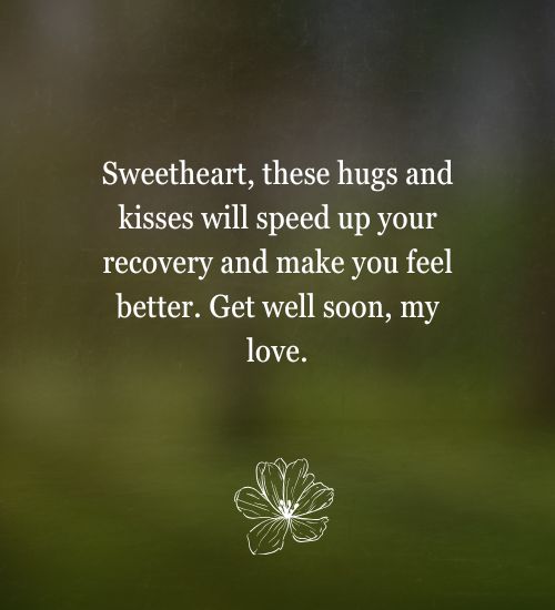 Get Well Soon Messages for Boyfriend