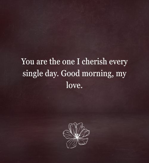 Good Morning Message to Wife