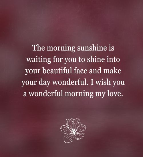 Good Morning Messages For Girlfriend