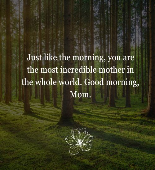 Good Morning Mom Quotes Good Morning Mom Quotes
