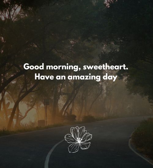 Good Morning My love