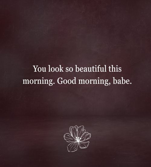 Good Morning Text for My Wife