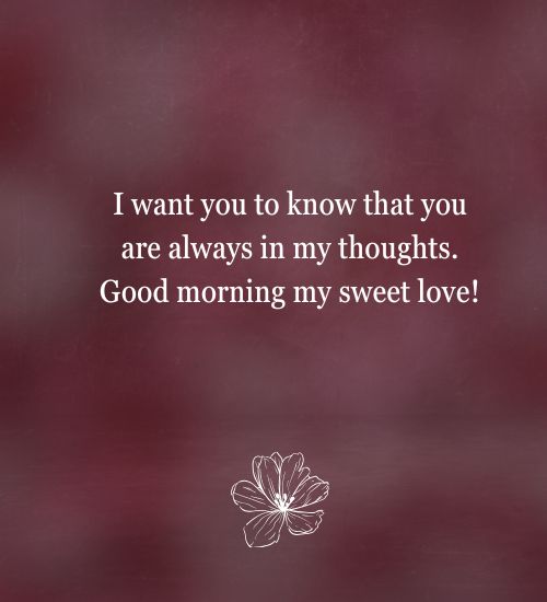Good Morning Wishes For Her