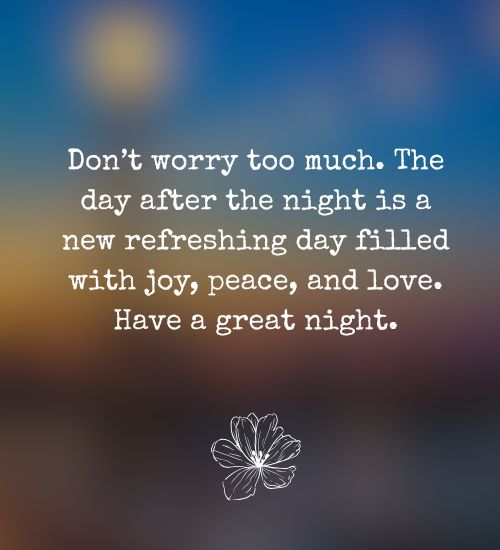 Good Night Inspirational Wishes