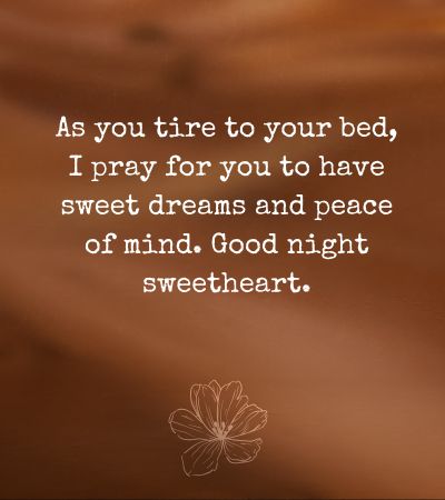 Good Night Prayer for Him