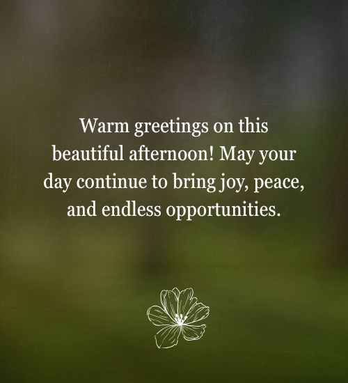 good afternoon texts for him