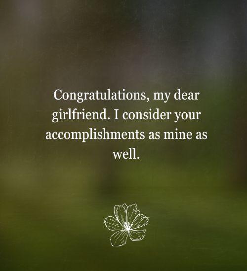 Graduation Message for Girlfriend