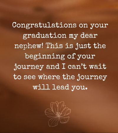 Graduation Quotes for Nephew